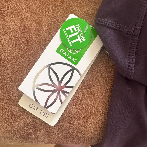 NWT Gaiam's “The OM fit” Mysterioso Purple Leggings - SIZE S - Picture 13 of 16